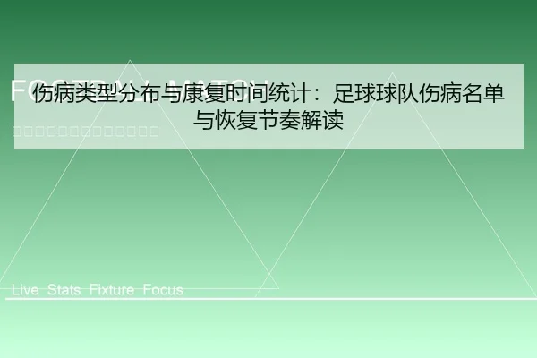 伤病类型分布与康复时间统计：足球球队伤病名单与恢复节奏解读